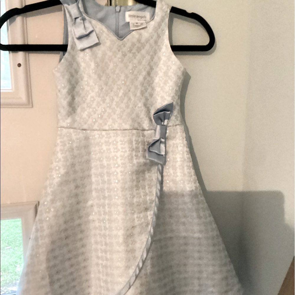 Baby blue ribbon dress